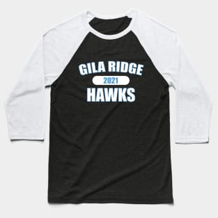 Gila Ridge Hawks 2021 White Blue Baseball T-Shirt